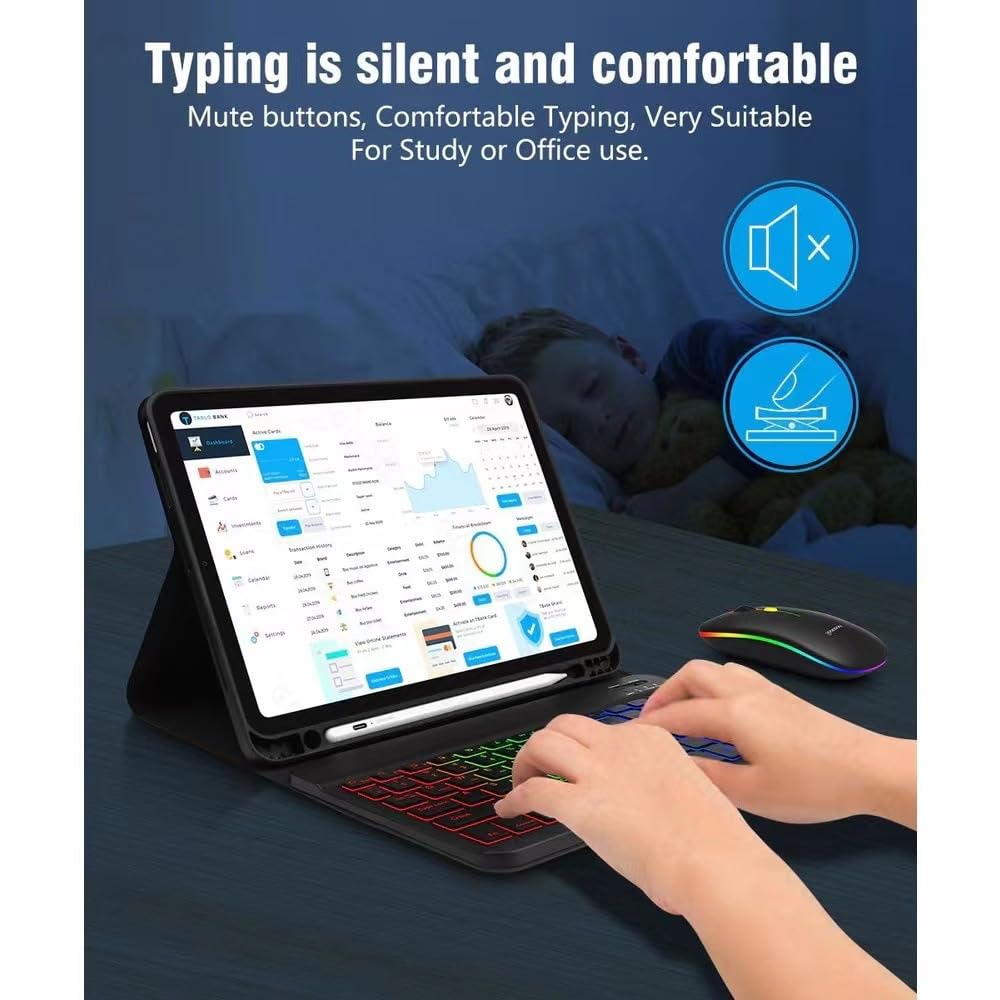 Amazon.co.jp: SENLAN iPad Mini4 Mini5 用キーボードケース バック